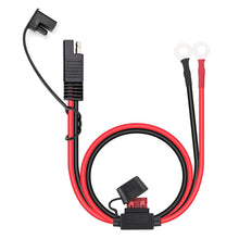 Load image into Gallery viewer, Motorcycle Quick Release SAE Cable With Fuse Terminal O Connector Battery Charger Extension Adapter Wire 16AWG Terminal
