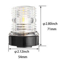 Load image into Gallery viewer, 360 Degree All Round 12V LED Marine Boat Light Navigation Anchor Light Waterproof Boat Light Yacht Sailing Lamp Singnal Warning Lamp
