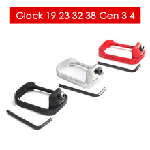 Load image into Gallery viewer, AIuminum Glock Pro Ma Gwell Magwell Glock Grip Base Accessories For Glock Frames G19 G23 G32 G38 Gen 3 4
