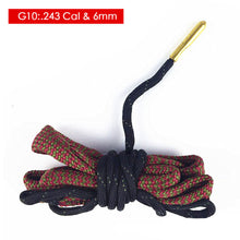 Load image into Gallery viewer, Hunting Gun Bore Cleaner .44 Cal .45 Cal,.40 Cal .41 Cal Rifle Cleaning Kit Tool Rifle Barrel Calibre Rope Cleaner Brush
