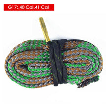 Load image into Gallery viewer, Hunting Gun Bore Cleaner .44 Cal .45 Cal,.40 Cal .41 Cal Rifle Cleaning Kit Tool Rifle Barrel Calibre Rope Cleaner Brush
