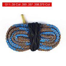Load image into Gallery viewer, Hunting Gun Bore Cleaner .44 Cal .45 Cal,.40 Cal .41 Cal Rifle Cleaning Kit Tool Rifle Barrel Calibre Rope Cleaner Brush
