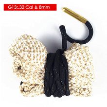 Load image into Gallery viewer, Hunting Gun Bore Cleaner .44 Cal .45 Cal,.40 Cal .41 Cal Rifle Cleaning Kit Tool Rifle Barrel Calibre Rope Cleaner Brush

