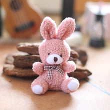 Load image into Gallery viewer, Cute Rabbit Plush Toys Bunny Stuffed Toys Bag Pendant Kids Girls Toy Birthday Gifts Mini Animal Plush Doll Keychain Key Ring
