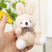 Load image into Gallery viewer, Cute Rabbit Plush Toys Bunny Stuffed Toys Bag Pendant Kids Girls Toy Birthday Gifts Mini Animal Plush Doll Keychain Key Ring
