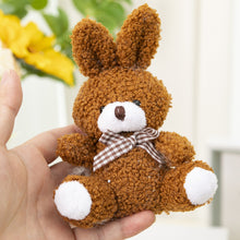 Load image into Gallery viewer, Cute Rabbit Plush Toys Bunny Stuffed Toys Bag Pendant Kids Girls Toy Birthday Gifts Mini Animal Plush Doll Keychain Key Ring
