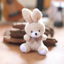 Load image into Gallery viewer, Cute Rabbit Plush Toys Bunny Stuffed Toys Bag Pendant Kids Girls Toy Birthday Gifts Mini Animal Plush Doll Keychain Key Ring
