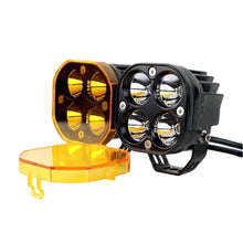 Load image into Gallery viewer, 3inch LED Cube Work Light Cover Dustproof Protection Cover for Car Truck Pods Fog Driving Lampshade Amber Black
