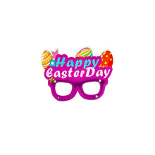 Load image into Gallery viewer, Easter Bunny Egg Glasses Frame PVC Easter Photo Booth Props Gifts Happy Easter Party Decoration for Kids Favor Gift Supplies
