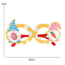 Load image into Gallery viewer, Easter Bunny Egg Glasses Frame Plastic Easter Photo Booth Props Gifts Happy Easter Party Decoration for Kids Favor Gift Supplies
