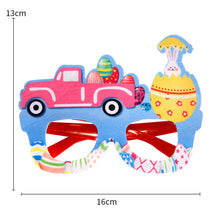 Load image into Gallery viewer, Easter Bunny Egg Glasses Frame Plastic Easter Photo Booth Props Gifts Happy Easter Party Decoration for Kids Favor Gift Supplies

