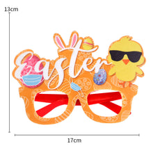 Load image into Gallery viewer, Easter Bunny Egg Glasses Frame Plastic Easter Photo Booth Props Gifts Happy Easter Party Decoration for Kids Favor Gift Supplies

