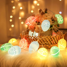 Load image into Gallery viewer, Easter Eggs Rabbits Chick Light Decoration Batteries Copper Wire LED String Lights Home Outdoor Easter Party Decorations
