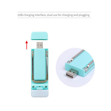 Load image into Gallery viewer, LED Clip-on Bookmark Book Light USB Rechargeable Reading Light Mini Led Brightness Adjustable Portable Bedside Desk Light
