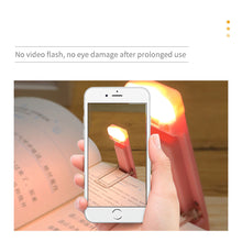 Load image into Gallery viewer, LED Clip-on Bookmark Book Light USB Rechargeable Reading Light Mini Led Brightness Adjustable Portable Bedside Desk Light
