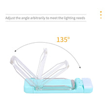 Load image into Gallery viewer, LED Clip-on Bookmark Book Light USB Rechargeable Reading Light Mini Led Brightness Adjustable Portable Bedside Desk Light
