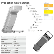 Load image into Gallery viewer, LED Clip-on Bookmark Book Light USB Rechargeable Reading Light Mini Led Brightness Adjustable Portable Bedside Desk Light

