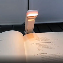 Load image into Gallery viewer, LED Clip-on Bookmark Book Light USB Rechargeable Reading Light Mini Led Brightness Adjustable Portable Bedside Desk Light
