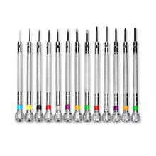 Load image into Gallery viewer, Precision Screwdriver Set 0.6-2.0mm High Hardness Steel Micro Cross Screwdriver Kit For Watch Eyeglasses Jewelry Repair Tool
