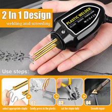Load image into Gallery viewer, 100W Plastic Hot Stapler Welding Machine Bumper Repair Kit Soldering Iron 100Pcs Staplers For Repair Car
