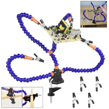 Load image into Gallery viewer, Multi Soldering Helping Hand Tool Table Clip Third Hand Soldering Stand Welding PCB Holder Flexible Arm Soldering Tool
