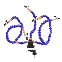 Load image into Gallery viewer, Multi Soldering Helping Hand Tool Table Clip Third Hand Soldering Stand Welding PCB Holder Flexible Arm Soldering Tool
