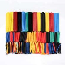 Load image into Gallery viewer, 127-328pcs Heat-shrink Tubing Thermoresistant Tube 2:1 Heat Shrink Wrapping Kit Electrical Connection Wire Cable Insulation Sleeving
