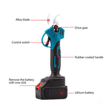 Load image into Gallery viewer, 1100W Brushless Electric Cordless Pruner Pruning Shear Handheld Branches Cutter Landscaping Tool For Makita 21V Battery

