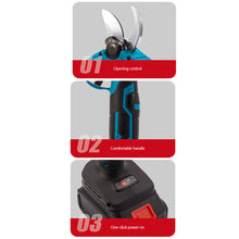 Load image into Gallery viewer, 1100W Brushless Electric Cordless Pruner Pruning Shear Handheld Branches Cutter Landscaping Tool For Makita 21V Battery
