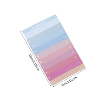 Load image into Gallery viewer, Multicolors Lined To Do List Sticky Notes Portable Self-adhesive Memo Pad Notepad Office Notes Stationery School Supplies
