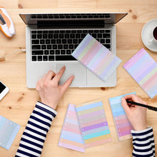 Load image into Gallery viewer, Multicolors Lined To Do List Sticky Notes Portable Self-adhesive Memo Pad Notepad Office Notes Stationery School Supplies
