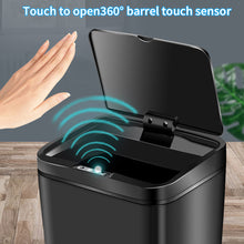 Load image into Gallery viewer, 11L Smart Trash Can Automatic Touch Dustbin Infrared Induction Motion Sensor-Activated Rubbish Bucket for Living Room Bathroom Office
