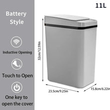 Load image into Gallery viewer, 11L Smart Trash Can Automatic Touch Dustbin Infrared Induction Motion Sensor-Activated Rubbish Bucket for Living Room Bathroom Office
