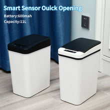 Load image into Gallery viewer, 11L Smart Trash Can Automatic Touch Dustbin Infrared Induction Motion Sensor-Activated Rubbish Bucket for Living Room Bathroom Office

