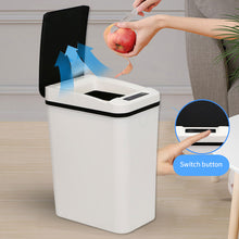 Load image into Gallery viewer, 11L Smart Trash Can Automatic Touch Dustbin Infrared Induction Motion Sensor-Activated Rubbish Bucket for Living Room Bathroom Office
