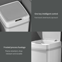Load image into Gallery viewer, 12L Smart Trash Can Automatic Touch Dustbin Infrared Induction Motion Sensor-Activated Rubbish Bucket for Living Room Bathroom Office
