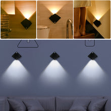 Load image into Gallery viewer, Devil's Fish Wiring-Free Rechargeable Human Body Sensor Light Smart Led Night Light LED Corridor Staircase Magnetic Indoor Wall Light
