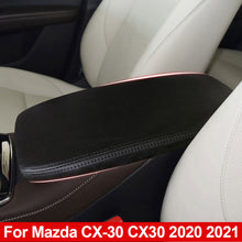 Load image into Gallery viewer, Car Armrest Box Center Console Lid Armrest Cover Interior Accessories Microfiber Leather Cover For Mazda CX-30 CX30 2020 2021
