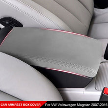 Load image into Gallery viewer, Car Armrest Box Center Console Lid Armrest Cover Interior Accessories Microfiber Leather Cover For VW Volkswagen Magotan 2007-2016
