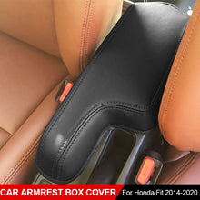 Load image into Gallery viewer, Car Armrest Box Center Console Lid Armrest Cover Interior Accessories Microfiber Leather Cover For Honda Fit 2014-2020
