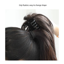 Load image into Gallery viewer, Gripping Clip Ponytail Wig Fluffy Colorful Highlight Dyed Ponytail Simulation Synthetic Wig Natural Long Curly Hair
