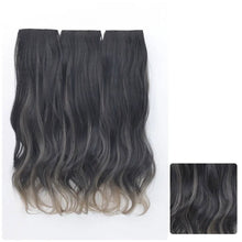 Load image into Gallery viewer, 3pcs Large Wavy Wig Pieces Women's Natural Simulation Wig Pieces Increase Hair Volume Fluffy Long Curly Hair Synthetic Wig
