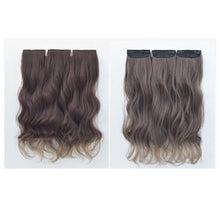 Load image into Gallery viewer, 3pcs Large Wavy Wig Pieces Women's Natural Simulation Wig Pieces Increase Hair Volume Fluffy Long Curly Hair Synthetic Wig
