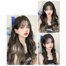 Load image into Gallery viewer, 3pcs Large Wavy Wig Pieces Women's Natural Simulation Wig Pieces Increase Hair Volume Fluffy Long Curly Hair Synthetic Wig
