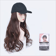 Load image into Gallery viewer, Hooded Wig Large Wavy Long Curly Hair Synthetic Wig Natural Simulation Wig Pieces Hair Extensions for Women
