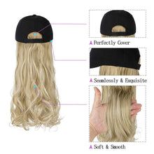 Load image into Gallery viewer, Hooded Wig Large Wavy Long Curly Hair Synthetic Wig Natural Simulation Wig Pieces Hair Extensions for Women

