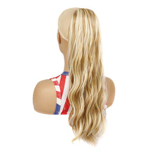 Load image into Gallery viewer, Elastic Mesh Drawstring Wig Ponytail Water Ripple Long Curly Hair Synthetic Wig High Temperature Silk Hair Extensions
