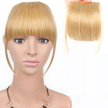 Load image into Gallery viewer, Synthetic Wig Bangs Natural Seamless Wig Piece Lengthened Sideburns Bangs High Temperature Silk Bangs Wig for Women
