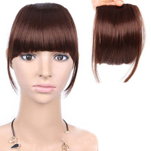 Load image into Gallery viewer, Synthetic Wig Bangs Natural Seamless Wig Piece Lengthened Sideburns Bangs High Temperature Silk Bangs Wig for Women
