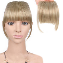Load image into Gallery viewer, Synthetic Wig Bangs Natural Seamless Wig Piece Lengthened Sideburns Bangs High Temperature Silk Bangs Wig for Women
